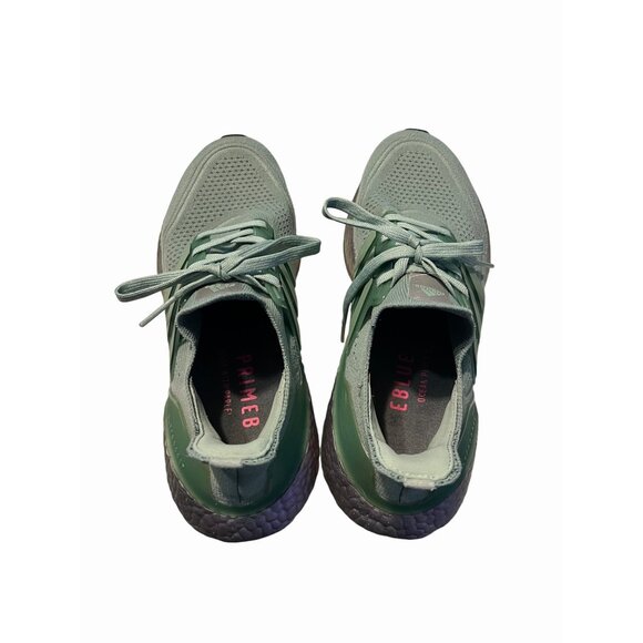 ADIDAS ULTRABOOST 21 RUNNING SHOES-HAZY GREEN-WOMEN'S 9.5 - Picture 6 of 15